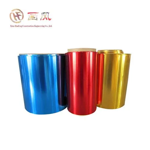 Gegelung Aluminium Bersalut Warna